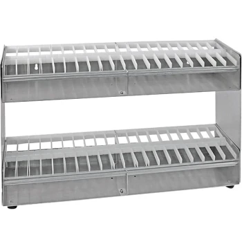 Heat Seal PS-40 Aluminum Label Dispenser - 40 Roll Capacity