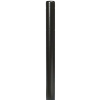 Innoplast BollardGard 4 11/16" x 52" Black Bollard Cover BC452BKN