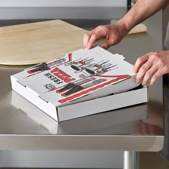 Choice 12" x 12" x 2" White Corrugated Pizza Box Bulk Pack - 50/Bundle