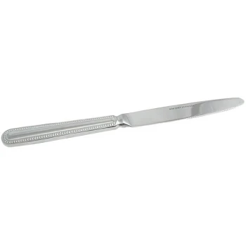 Bon Chef S1011 Sombrero 9 1/4" 13/0 Stainless Steel Extra Heavy Solid Handle Dinner Knife - 12/Case