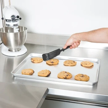 Vollrath 5223 Wear-Ever Two-Thirds 18 Gauge 15 inch x 21 inch Wire in Rim Aluminum Bun / Sheet Pan