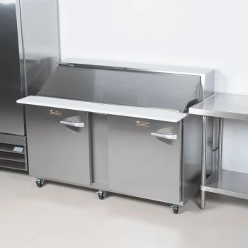 Traulsen UPT6012-LL 60" 2 Left Hinged Door Refrigerated Sandwich Prep Table