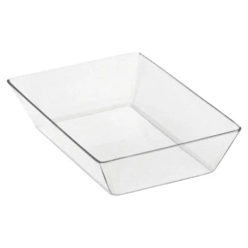Delfin from Steelite International DFBKL12904TG 12" x 9" Clear Rectangular Basket Liner