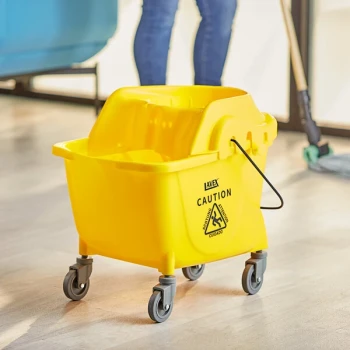 Lavex 35 Qt. Yellow Institutional Mop Bucket