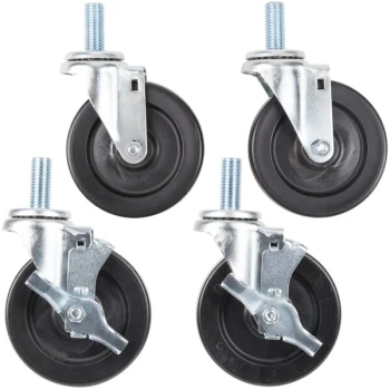 5 inch Stem Casters for SunFire X24, X36, X60 - 4/Set