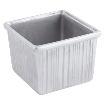 Bon Chef 9502P 72 oz. Pewter Glo Cast Aluminum Straight Sided Square Bowl