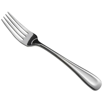 Oneida Acclivity by 1880 Hospitality B882FDEF 7 1/8" 18/0 Stainless Steel Heavy Weight Dessert / Salad Fork - 12/Case