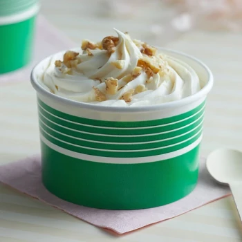 Choice 16 oz. Green Paper Frozen Yogurt / Soup / Food Cup - 1,000/Case