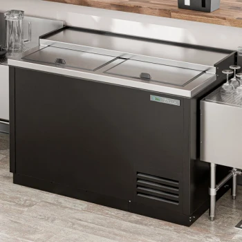 True T-50-GC-HC 49 5/8" Black Glass Froster / Plate Chiller