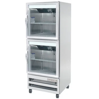 Beverage-Air RI18HC-HG 27" One Section Glass Half Door Reach-In Refrigerator - 16.85 cu. ft.