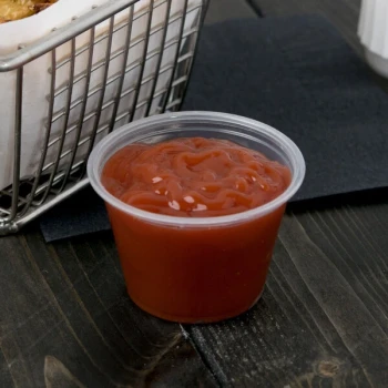 Dart Conex Complements 250PC 2.5 oz. Clear Plastic Souffle / Portion Cup - 2,500/Case