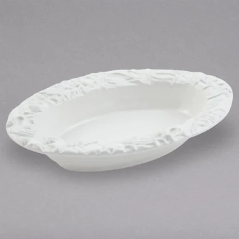 Bon Chef 5502PWHT 10 Qt. White Sandstone Finish Cast Aluminum Pasta Bowl
