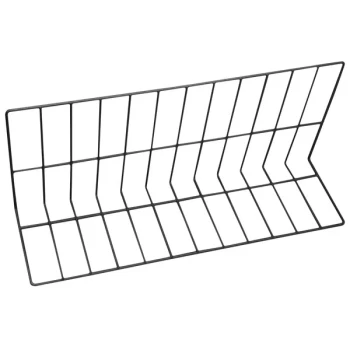 Elite Global Solutions W81228-B 28" x 8" x 12" Black Vinyl Coated Wire Divider