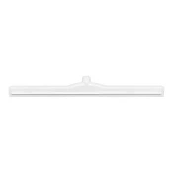 Carlisle Sparta 4156802 24" White Double Foam Rubber Floor Squeegee with Plastic Frame