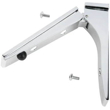 Carlisle 669738 Chrome Bracket for Six Star 6' Food Bar Tray Slide