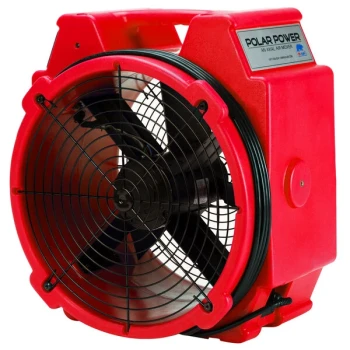 B-Air PBX24-RD Polar Bear Red Axial Fan High Velocity Air Mover - 1/4 hp
