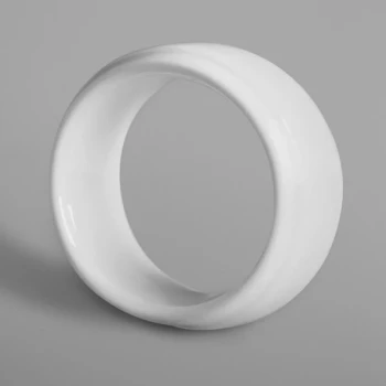RAK Porcelain Banquet 2 3/8" Ivory Porcelain Napkin Ring - 12/Case