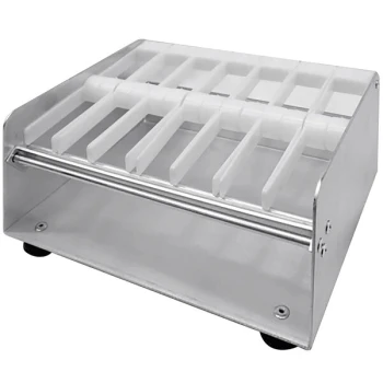 Heat Seal PS-7 Aluminum Label Dispenser - 7 Roll Capacity