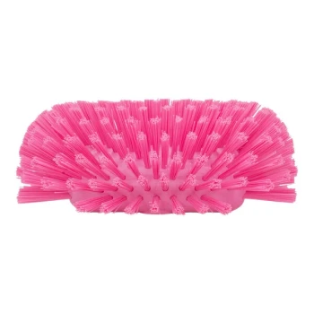 Carlisle Sparta 40043EC26 9 1/2" Pink Tank & Kettle Brush with Polyester Bristles