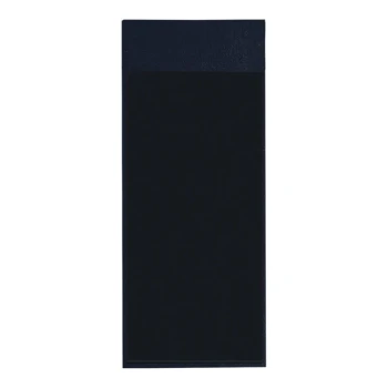 H. Risch Inc. Oakmont 4 1/4" x 11" Blue Single View Hardback Magnetic Menu Board