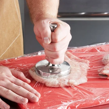 Choice 2.2 lb. Stainless Steel Meat Tenderizer