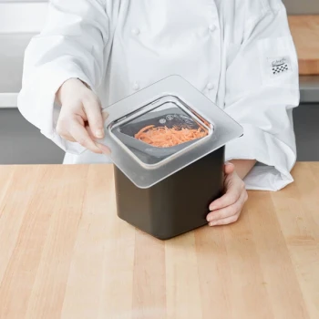 Cambro 60CFC135 ColdFest 1/6 Size Clear Flat Pan Lid