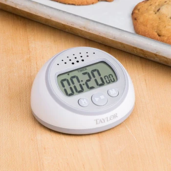 Taylor 5873 Extra Loud Digital 24 Hour Kitchen Timer with Clock