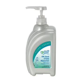 Kutol 66236 Health Guard 1000 mL Hand and Body Moisturizing Lotion Clean Shape Bottle - 8/Case