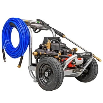 Simpson 61102 Aluminum Sanitizing Mister and Pressure Washer with Induction Engine and 75' Hose - 1,200 PSI; 2.0 GPM