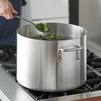 Choice 26 Qt. Aluminum Sauce Pot