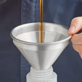 American Metalcraft 8 oz. 3 7/8" Aluminum Funnel 363