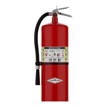 Amerex FE A411 20 lb. Dry Chemical ABC Fire Extinguisher with Wall Bracket 11213 - UL Rating 10A:120B:C