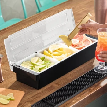 Choice 3-Compartment Condiment Bar