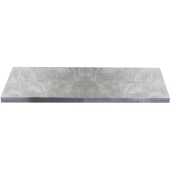 TableCraft Caterware CW22235 20 Gauge Random Swirl Stainless Steel Cover for 6' Table - 72 3/8" x 30 3/8"