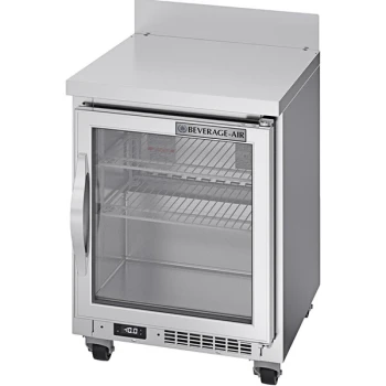 Beverage-Air WTF20HC-23-25 20" Low Profile Worktop Freezer with Glass Door