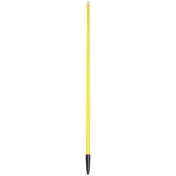 Carlisle Sparta 4022004 60" Yellow Tapered / Threaded Fiberglass Broom / Squeegee Handle
