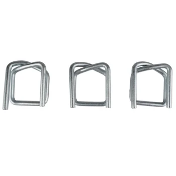 Encore Packaging 3/4" Heavy-Duty Galvanized Clear Wire Buckle for Cord Strapping - 1,000/Case