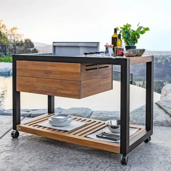 Astella KT-INDU+ GRILL ISLAND Indu+ Outdoor Mobile Grill Island