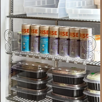 3" Large Cooler Door Merchandiser / Suction Cup Display