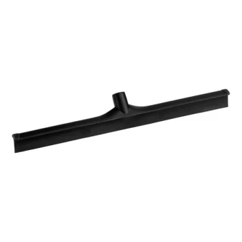 Carlisle Sparta 3656803 24" Black Single Blade Rubber Floor Squeegee with Plastic Frame