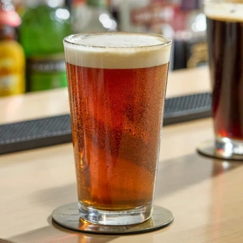 Acopa Select 16 oz. Rim Tempered Mixing Glass / Pint Glass - Sample
