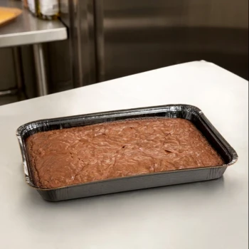 Solut Bake and Show Black Quarter Size Oven Safe Heavy Weight Sheet Pan 9" x 13" - 200/Case
