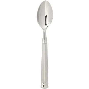 Chef & Sommelier FL228 Fluted 6 5/8" 18/10 Stainless Steel Extra Heavy Weight Teaspoon by Arc Cardinal - 36/Case