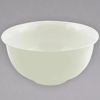 Bon Chef 9131 16 Qt. Ivory Sandstone Finish Cast Aluminum Tulip Bowl