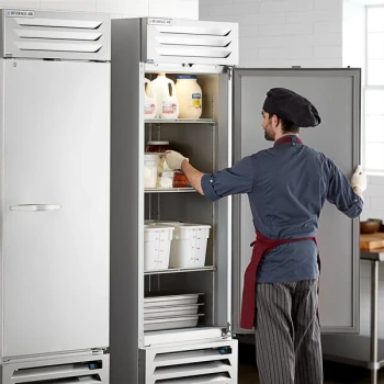 Beverage-Air RB19HC-1S 27" Vista Series One Section Solid Door Reach-In Refrigerator