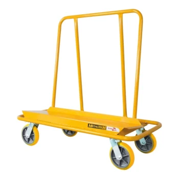 Metaltech BuildMan Pro Commercial Welded Drywall Cart I-BMD3131YGR