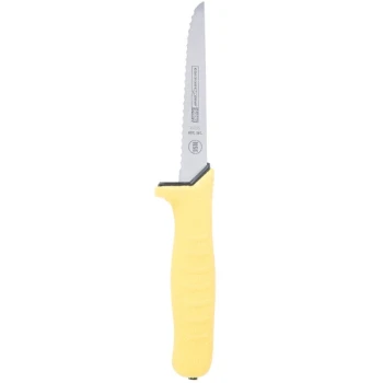 ARY VacMaster 35755SY 5" Serrated Edge Utility Knife with Soft Yellow Handle