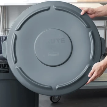 Rubbermaid® FG265400GRAY BRUTE 55 Gallon Gray Round Trash Can Lid