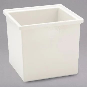 Bon Chef EZ-16-5PWHT EZ Fit Smart Bowl White Sandstone Finish 1/6 Size - 5" Deep
