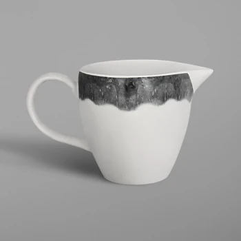 RAK Porcelain Woodart 5.1 oz. Beech Gray Porcelain Creamer - 12/Case